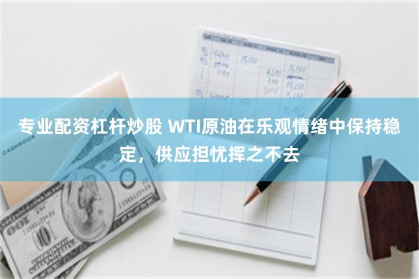 专业配资杠杆炒股 WTI原油在乐观情绪中保持稳定，供应担忧挥之不去