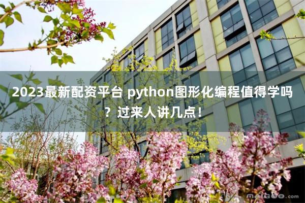 2023最新配资平台 python图形化编程值得学吗？过来人讲几点！