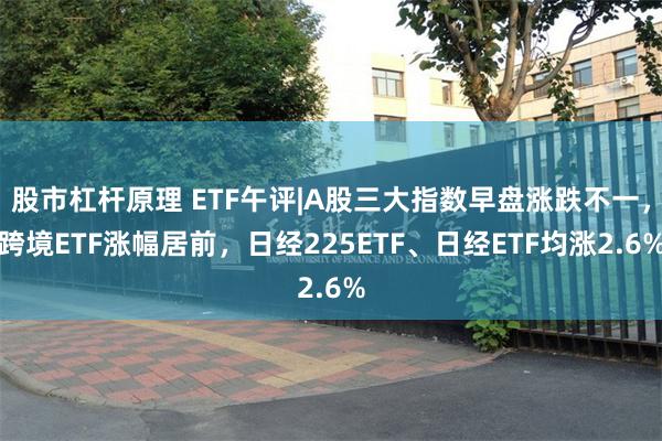 股市杠杆原理 ETF午评|A股三大指数早盘涨跌不一，跨境ETF涨幅居前，日经225ETF、日经ETF均涨2.6%