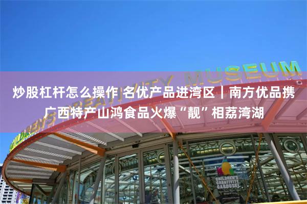 炒股杠杆怎么操作 名优产品进湾区｜南方优品携广西特产山鸿食品火爆“靓”相荔湾湖